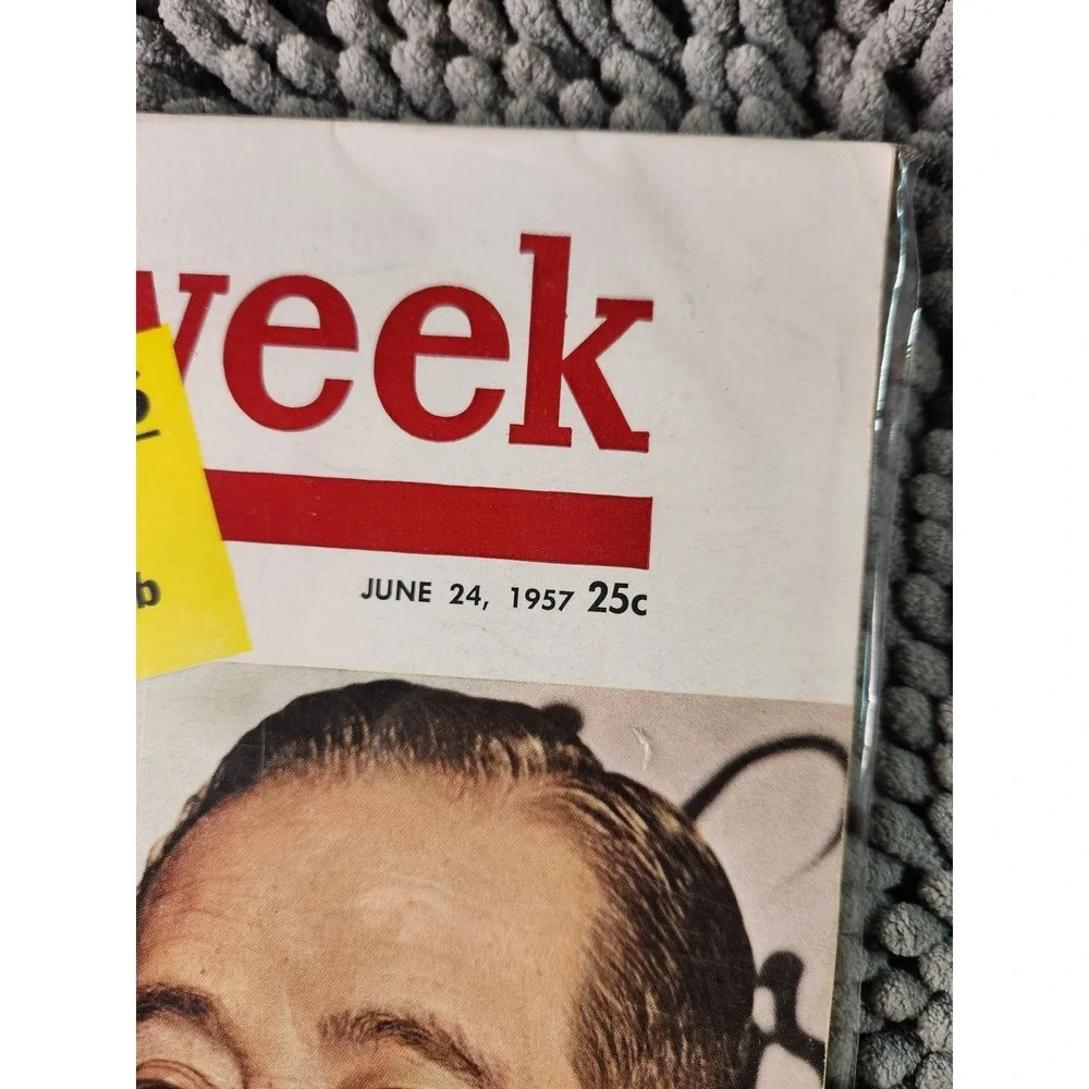Newsweek Magazine June 24 1957‎ Premier Kishi of Japan & His Objective~Vintage